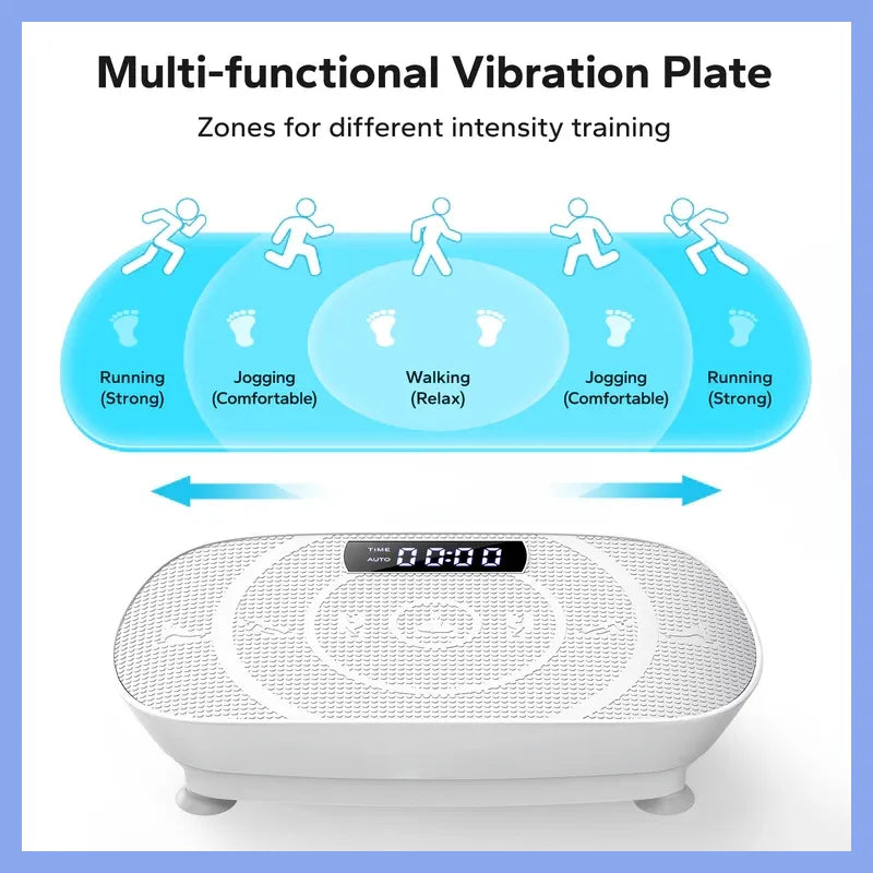 🎉Hot Deal! Vibrating Plate for Fast Slimming + FREE Massage Gun!