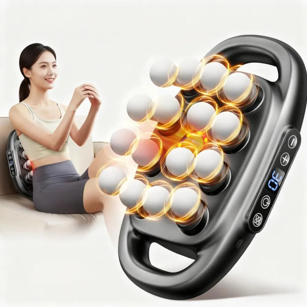 Deep Tissue Massage Gun, Multi-Intensity & Attachments for Muscle Pain Relief