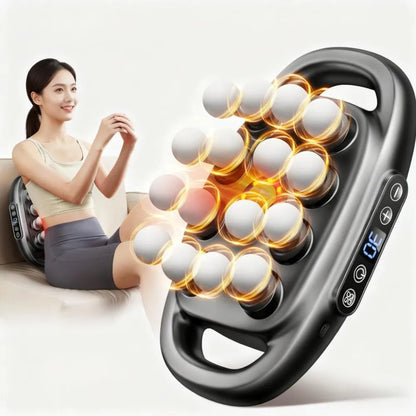 Deep Tissue Massage Gun, Multi-Intensity & Attachments for Muscle Pain Relief